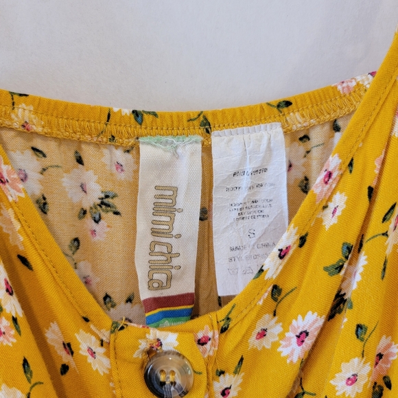 Mimi Chica Midi Floral Sun Dress - Picture 3 of 4